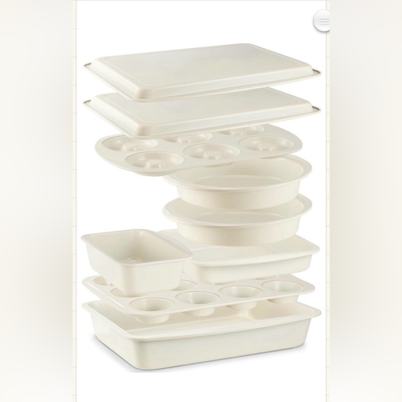 Ceramic Baking Pans Set 9-Piece Baking Sheet Set